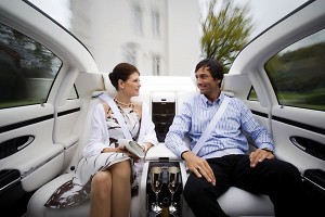 Maybach Landaulette Achterin