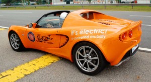 Door auto's als de Lotus Elise is de elektrische auto's het niveau van invalidenscooter ontstegen