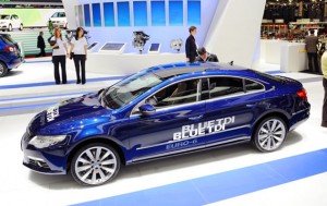 Volkswagen Passat, blauw, groen