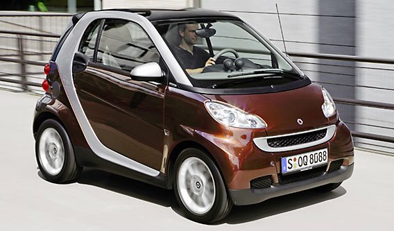 Fortwo edition highstyle in trendy kleur bruin