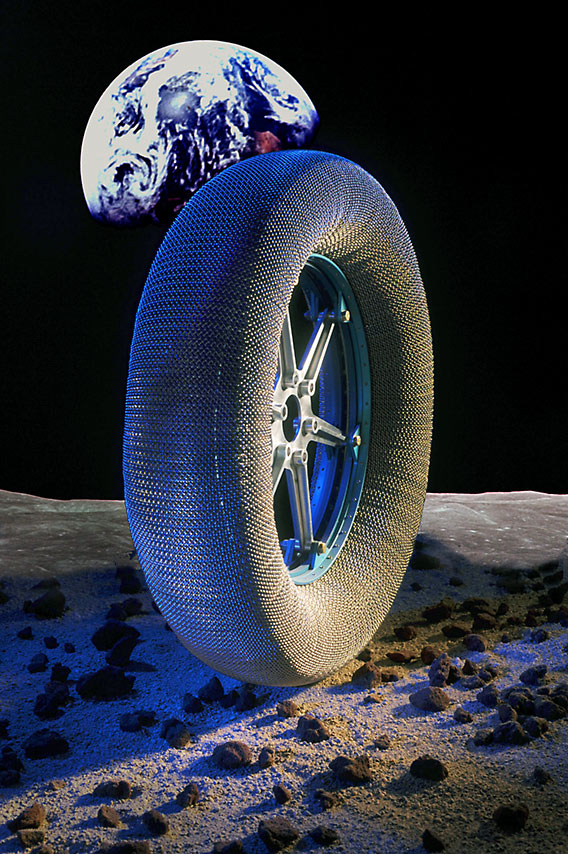 Bedoeld voor een maanvoertuig, maar waarom niet voor uw 4x4?