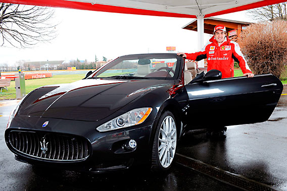 Maserati GranCabrio voor Alfonso Alonso